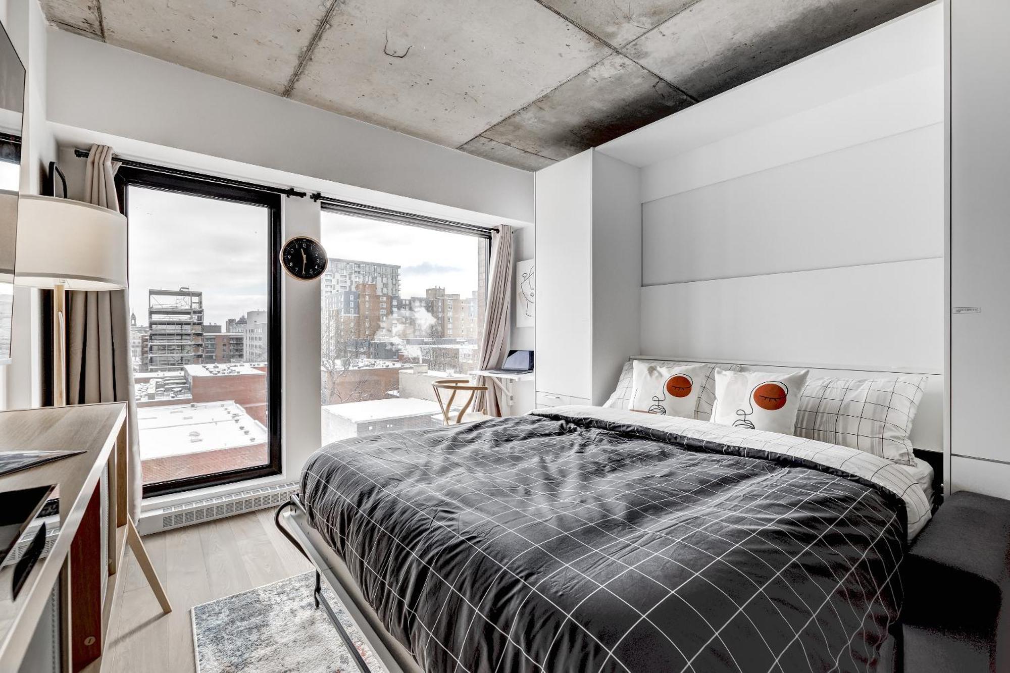 Magnifique Studio Au Centre-Ville A 5 Min A Pied De Tout Montréal Exterior foto