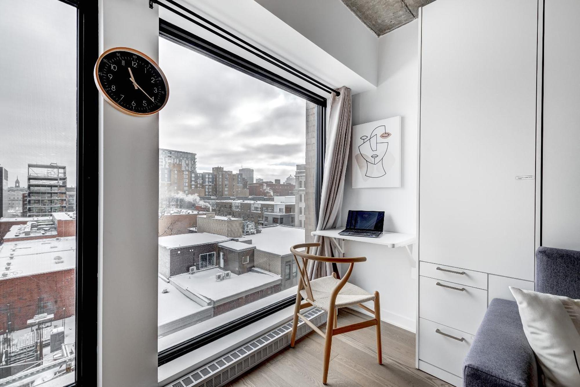 Magnifique Studio Au Centre-Ville A 5 Min A Pied De Tout Montréal Exterior foto