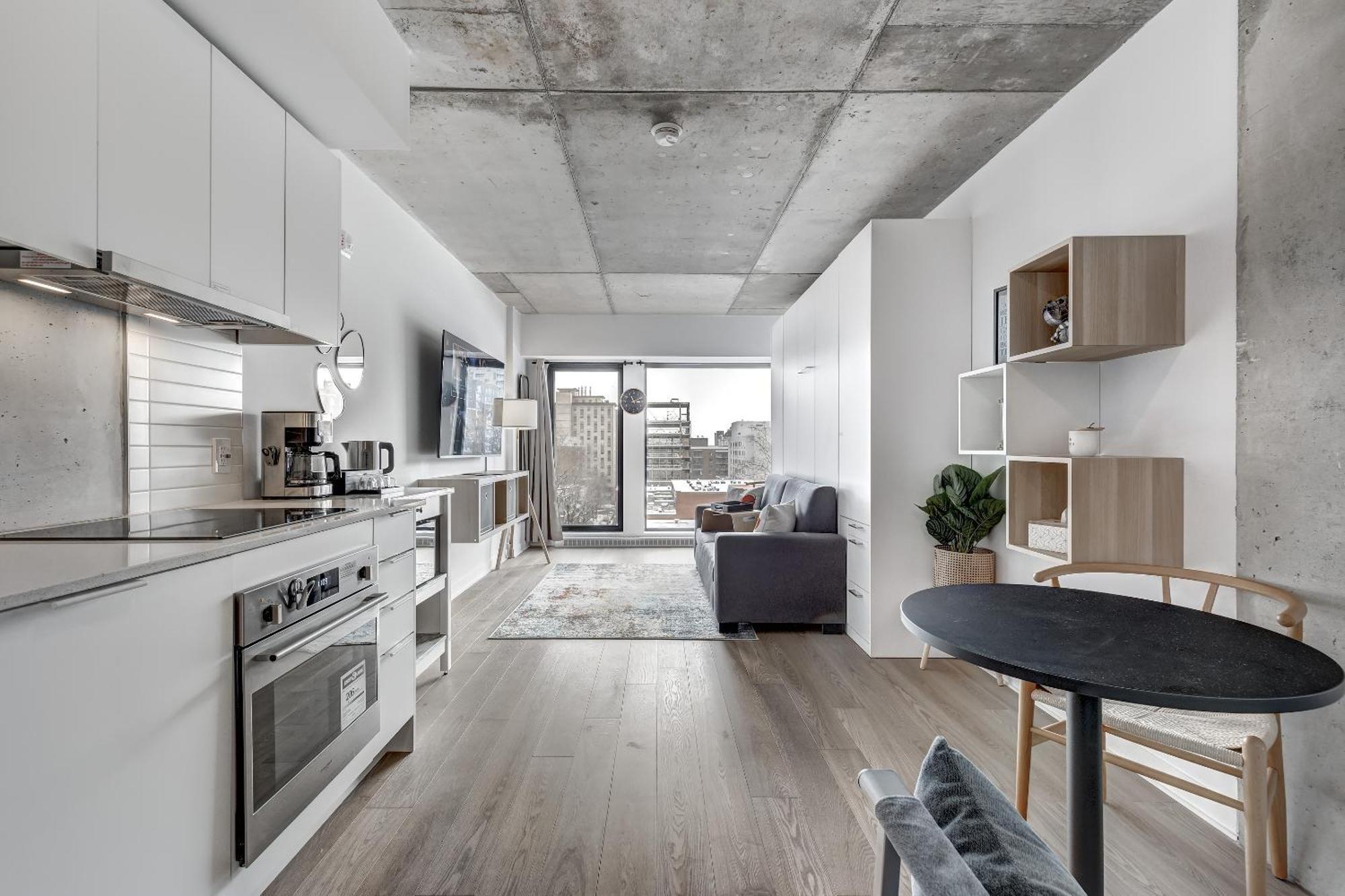 Magnifique Studio Au Centre-Ville A 5 Min A Pied De Tout Montréal Exterior foto